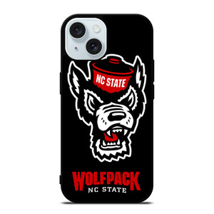 NC NORTH CAROLINA WOLFPACK FOOTBALL LOGO iPhone 15 Case Cover NC NORTH CAROLINA WOLFPACK FOOTBALL LOGO iPhone 15 Case Cover
