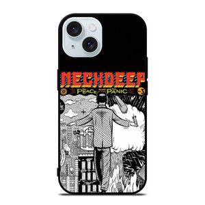 NECK DEEP THE PEACE AND THE PANIC iPhone 15 Case Cover NECK DEEP THE PEACE AND THE PANIC iPhone 15 Case Cover