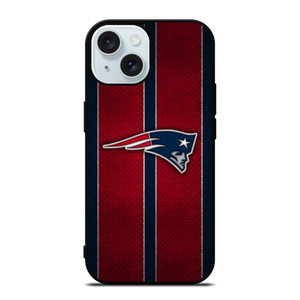 NEW ENGLAND PATRIOTS NFL METAL STRIPE iPhone 15 Case Cover NEW ENGLAND PATRIOTS NFL METAL STRIPE iPhone 15 Case Cover
