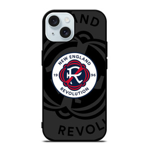 NEW ENGLAND REVOLUTION MLS BLACK iPhone 15 Case Cover