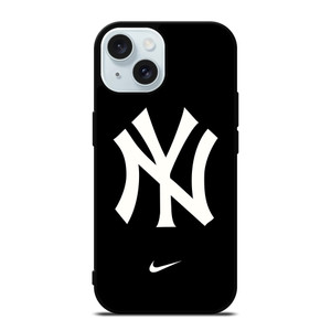 NEW YORK YANKEES NIKE BLACK iPhone 15 Case Cover NEW YORK YANKEES NIKE BLACK iPhone 15 Case Cover