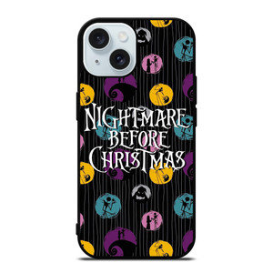 NIGHTMARE BEFORE CHRISTMAS PATTERN iPhone 15 Case Cover NIGHTMARE BEFORE CHRISTMAS PATTERN iPhone 15 Case Cover