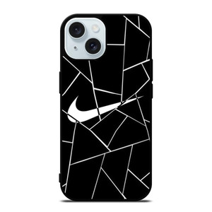 NIKE GEOMETRIC LOGO iPhone 15 Case Cover NIKE GEOMETRIC LOGO iPhone 15 Case Cover