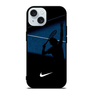 NIKE TENNIS ROGER FEDERER SILHOUETTE iPhone 15 Case Cover