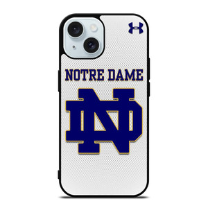 NOTRE DAME FIGHTING UNDER ARMOUR 2 iPhone 15 Case Cover NOTRE DAME FIGHTING UNDER ARMOUR 2 iPhone 15 Case Cover