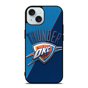 OKLAHOMA CITY THUNDER NBA BASKETBALL LOGO iPhone 15 Case Cover OKLAHOMA CITY THUNDER NBA BASKETBALL LOGO iPhone 15 Case Cover