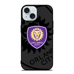 ORLANDO CITY SC MLS BLACK iPhone 15 Case Cover