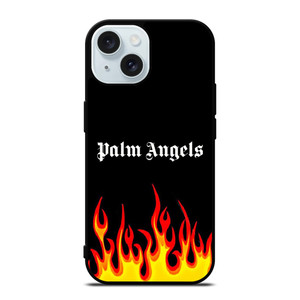 PALM ANGELS GRAFFITI FLAMES iPhone 15 Case Cover PALM ANGELS GRAFFITI FLAMES iPhone 15 Case Cover