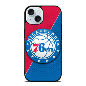 PHILADELPHIA 76ERS NBA BASKETBALL LOGO iPhone 15 Case Cover