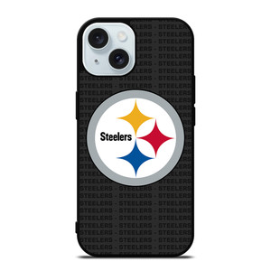 PITTSBURGH STEELERS FOOTBALL TEXT iPhone 15 Case Cover PITTSBURGH STEELERS FOOTBALL TEXT iPhone 15 Case Cover