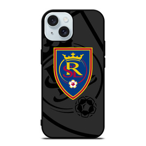 REAL SALT LAKE MLS BLACK iPhone 15 Case Cover REAL SALT LAKE MLS BLACK iPhone 15 Case Cover