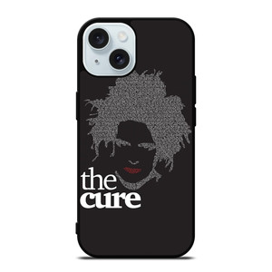 ROBERT SMITH THE CURE TYPOGRAPHY iPhone 15 Case Cover ROBERT SMITH THE CURE TYPOGRAPHY iPhone 15 Case Cover