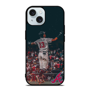 RONALD ACUNA ATLANTA BRAVES MLB iPhone 15 Case Cover RONALD ACUNA ATLANTA BRAVES MLB iPhone 15 Case Cover