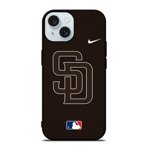 SAN DIEGO PADRES MLB BASEBALL NIKE iPhone 15 Case Cover SAN DIEGO PADRES MLB BASEBALL NIKE iPhone 15 Case Cover