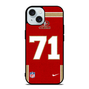 SAN FRANCISCO 49ERS TRENT WILLIAMS 71 NFL NIKE iPhone 15 Case Cover