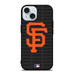 SAN FRANCISCO GIANTS BASEBALL BLACK iPhone 15 Case Cover SAN FRANCISCO GIANTS BASEBALL BLACK iPhone 15 Case Cover