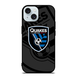 SAN JOSE EARTHQUAKES MLS BLACK iPhone 15 Case Cover
