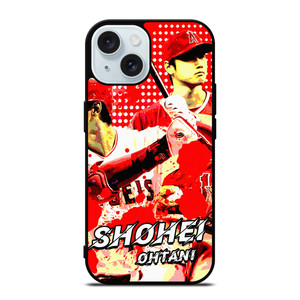 SHOHEI OHTANI LOS ANGELES ANGELS iPhone 15 Case Cover SHOHEI OHTANI LOS ANGELES ANGELS iPhone 15 Case Cover
