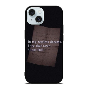 SILENT HILL GAMES LETTER iPhone 15 Case Cover SILENT HILL GAMES LETTER iPhone 15 Case Cover