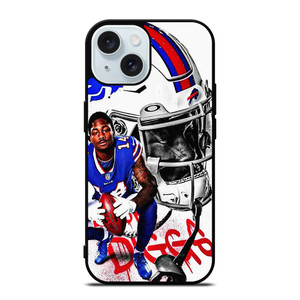 STEFON DIGGS BUFFALO BILLS ART iPhone 15 Case Cover