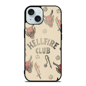 STRANGER THINGS 4 HELLFIRE CLUB iPhone 15 Case Cover
