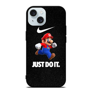 SUPER MARIO BROSS X NIKE JUST DO IT iPhone 15 Case Cover SUPER MARIO BROSS X NIKE JUST DO IT iPhone 15 Case Cover