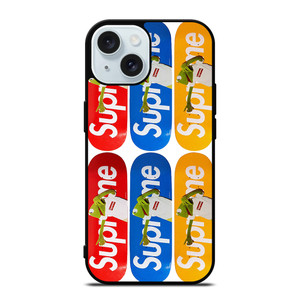 SUPREME SKATEBOARDS KERMIT FROG iPhone 15 Case Cover SUPREME SKATEBOARDS KERMIT FROG iPhone 15 Case Cover