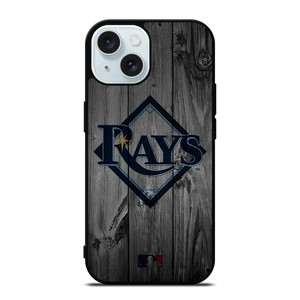 TAMPA BAY RAYS BASEBALL MLB WOOD LOGO iPhone 15 Case Cover TAMPA BAY RAYS BASEBALL MLB WOOD LOGO iPhone 15 Case Cover