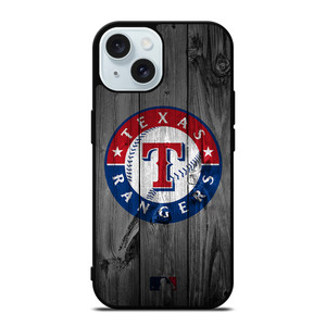 TEXAS RANGERS BASEBALL MLB WOOD LOGO iPhone 15 Case Cover TEXAS RANGERS BASEBALL MLB WOOD LOGO iPhone 15 Case Cover