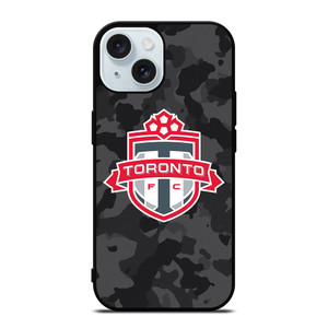 TORONTO FC MLS BLACK CAMO iPhone 15 Case Cover TORONTO FC MLS BLACK CAMO iPhone 15 Case Cover