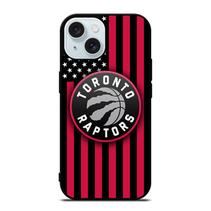 TORONTO RAPTORS NBA USA FLAG iPhone 15 Case Cover