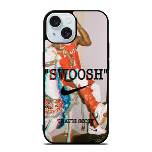 TRAVIS SCOTT NIKE SWOOSH iPhone 15 Case Cover TRAVIS SCOTT NIKE SWOOSH iPhone 15 Case Cover