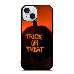 TRICK OR TREAT HALLOWEEN PUMPKIN iPhone 15 Case Cover TRICK OR TREAT HALLOWEEN PUMPKIN iPhone 15 Case Cover
