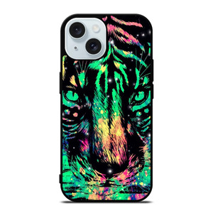 TRIPPY TIGER ART 2 iPhone 15 Case Cover