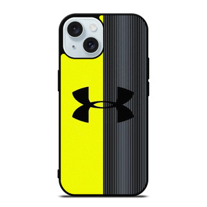 UNDER ARMOUR YELLOW STRIPE iPhone 15 Case Cover