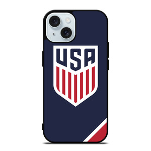 UNITED STATES SOCCER USMNT NAVY iPhone 15 Case Cover