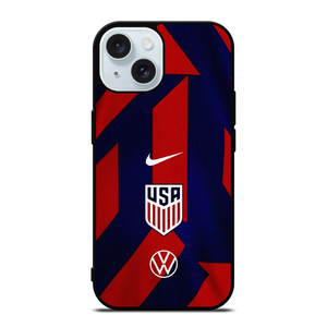 UNITED STATES SOCCER USMNT NIKE iPhone 15 Case Cover UNITED STATES SOCCER USMNT NIKE iPhone 15 Case Cover