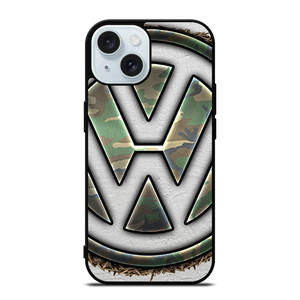 VOLKSWAGEN VW CAMO LOGO iPhone 15 Case Cover VOLKSWAGEN VW CAMO LOGO iPhone 15 Case Cover