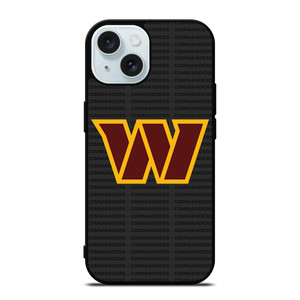 WASHINGTON COMMANDERS FOOTBALL TEXT iPhone 15 Case Cover