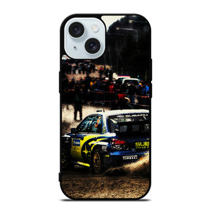 WRC RALLY SUBARU RACING iPhone 15 Case Cover