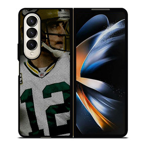 AARON RODGERS GREEN BAY PACKERS NFL 3 Samsung Galaxy Z Fold 4 Case Cover AARON RODGERS GREEN BAY PACKERS NFL 3 Samsung Galaxy Z Fold 4 Case Cover