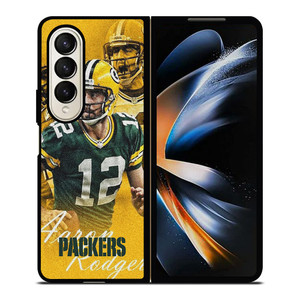 AARON RODGERS GREEN BAY PACKERS NFL Samsung Galaxy Z Fold 4 Case Cover AARON RODGERS GREEN BAY PACKERS NFL Samsung Galaxy Z Fold 4 Case Cover