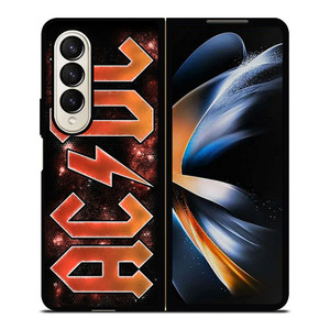 ACDC ROCK BAND RUSTY Samsung Galaxy Z Fold 4 Case Cover
