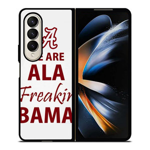 ALABAMA CRIMSON TIDE FOOTBALL FREAK Samsung Galaxy Z Fold 4 Case Cover ALABAMA CRIMSON TIDE FOOTBALL FREAK Samsung Galaxy Z Fold 4 Case Cover