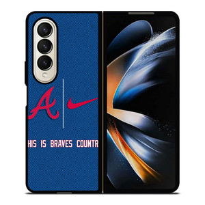 ATLANTA BRAVES NIKE MLB BASEBALL Samsung Galaxy Z Fold 4 Case Cover ATLANTA BRAVES NIKE MLB BASEBALL Samsung Galaxy Z Fold 4 Case Cover