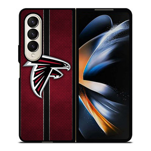 ATLANTA FALCONS NFL METAL STRIPE Samsung Galaxy Z Fold 4 Case Cover