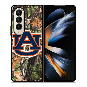 AUBURN TIGERS CAMO LEAF Samsung Galaxy Z Fold 4 Case Cover AUBURN TIGERS CAMO LEAF Samsung Galaxy Z Fold 4 Case Cover