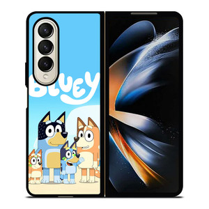 BLUEY HEELER CARTOON Samsung Galaxy Z Fold 4 Case Cover