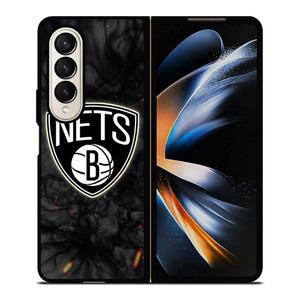 BROOKLYN NETS BASKETBALL NBA FIRE Samsung Galaxy Z Fold 4 Case Cover