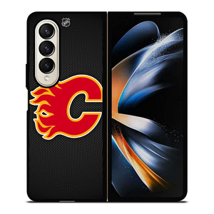 CALGARY FLAMES HOCKEY NHL LOGO Samsung Galaxy Z Fold 4 Case Cover
